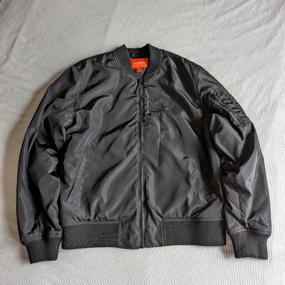 Joe Fresh Other - Black Nylon Bomber Jacket by Joe Fresh
